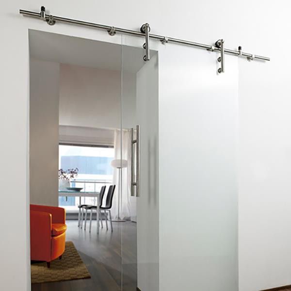 The concept of glass doors