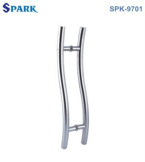 Are there stainless steel door pulls for double doors?